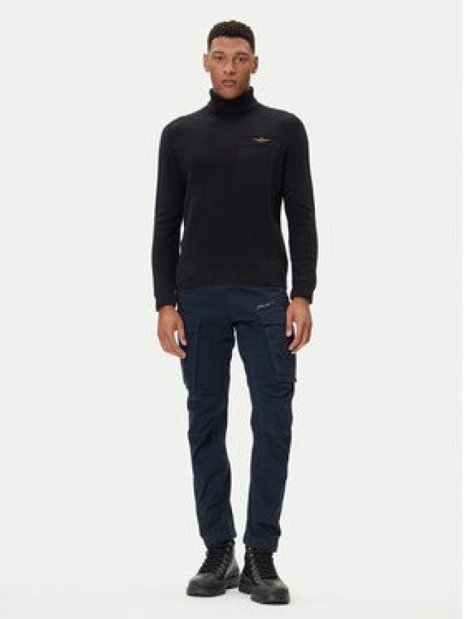 Aeronautica Militare Golf 252MA1587UL00904 Czarny Regular Fit