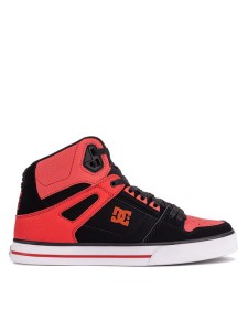 DC Shoes Sneakersy PURE HIGH-TOP WC ADYS400043-FWB Czerwony