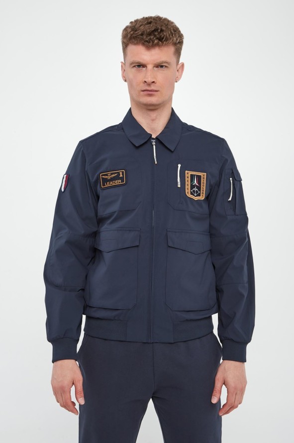 Kurtka męska z kołnierzem AERONAUTICA MILITARE