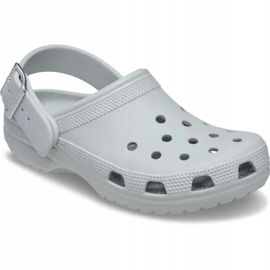 Crocs DamskieLekkie Wygodne Buty Chodaki Classic Metallic Buckle Clog 39-40