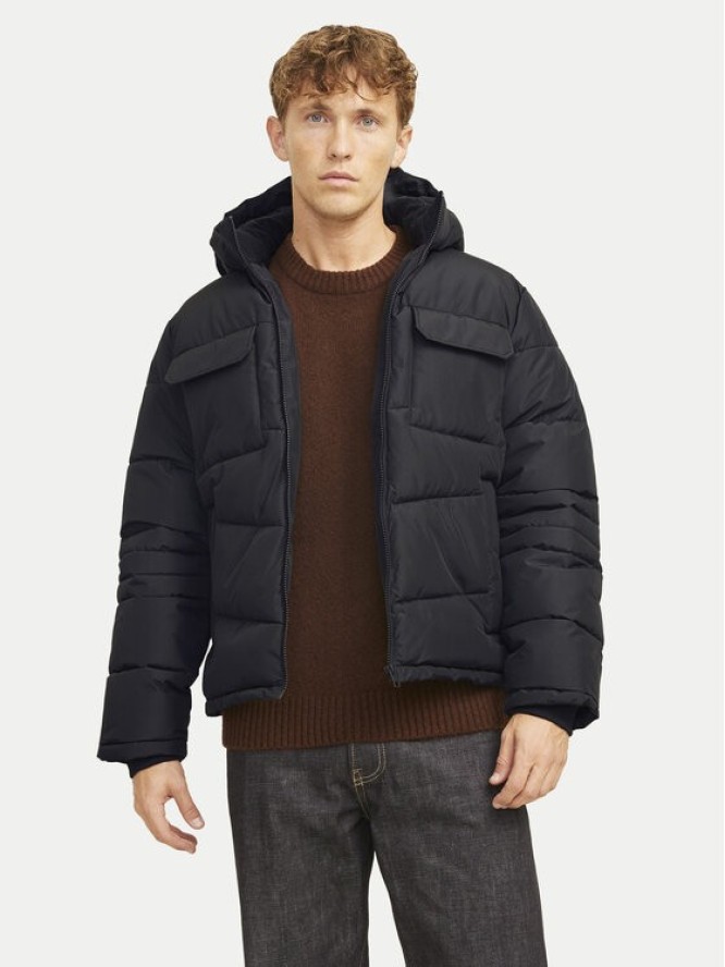 Jack & Jones Kurtka zimowa Build 12256858 Czarny Regular Fit