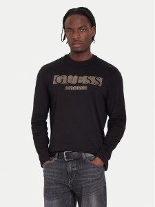 Guess Longsleeve M5BI10 K8FQ4 Czarny Regular Fit