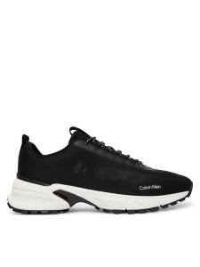 Calvin Klein Sneakersy Hike Runner Laceup Knit HM0HM02151 Czarny