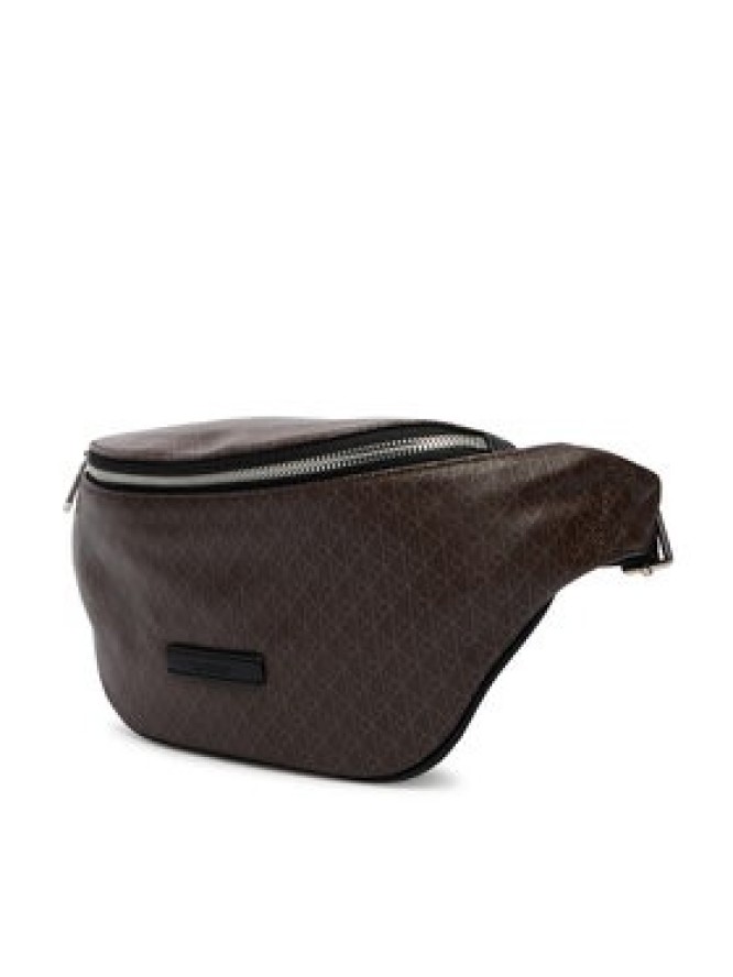 Calvin Klein Nerka Emblem Aop Coated Waistbag LV04D3135G Brązowy