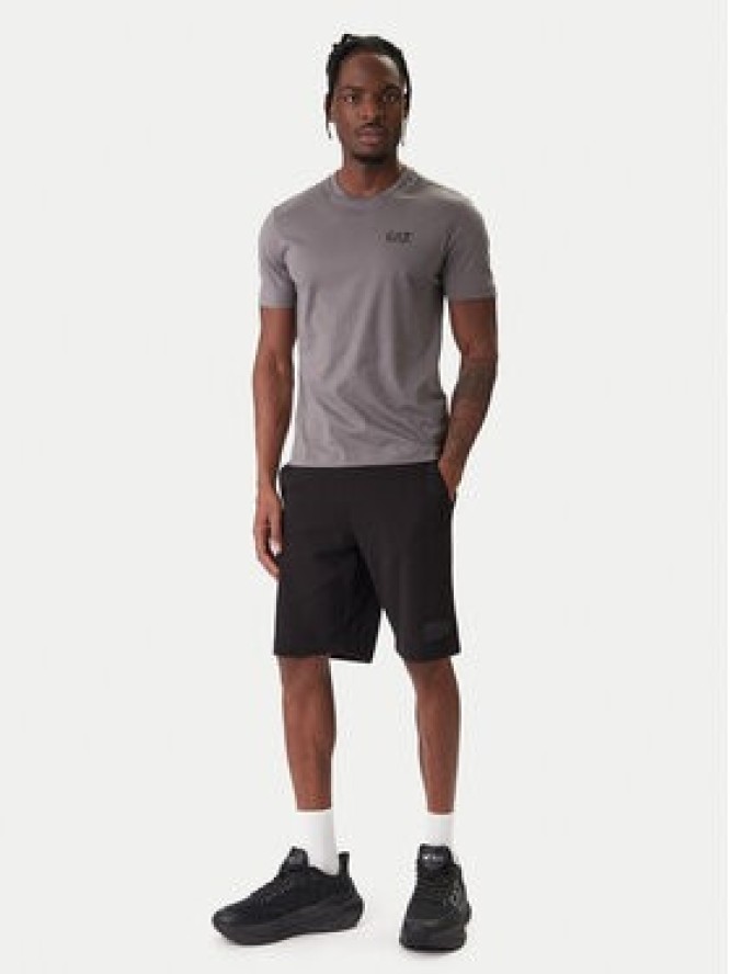 EA7 Emporio Armani T-Shirt 8NPT25 PJVPZ U8086 Szary Regular Fit