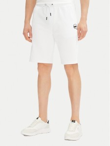 KARL LAGERFELD Szorty sportowe 705014 552900 Biały Regular Fit