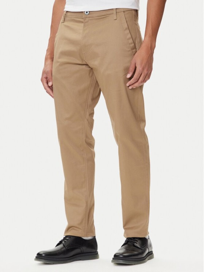 G-Star Raw Chinosy Morry D26400-C105 Beżowy Tapered Fit