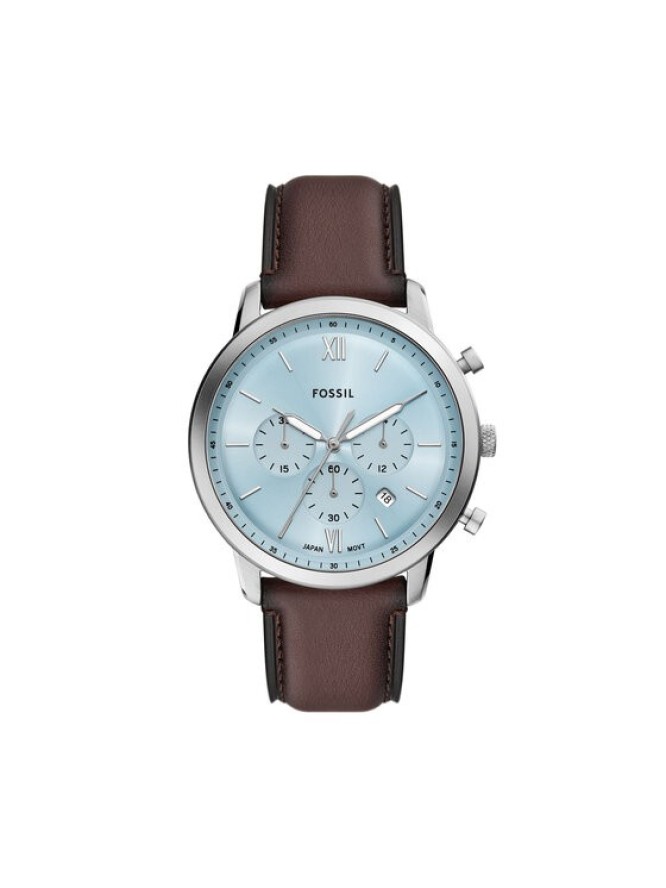 Fossil Zegarek Neutra Chronograph FS6109 Brązowy