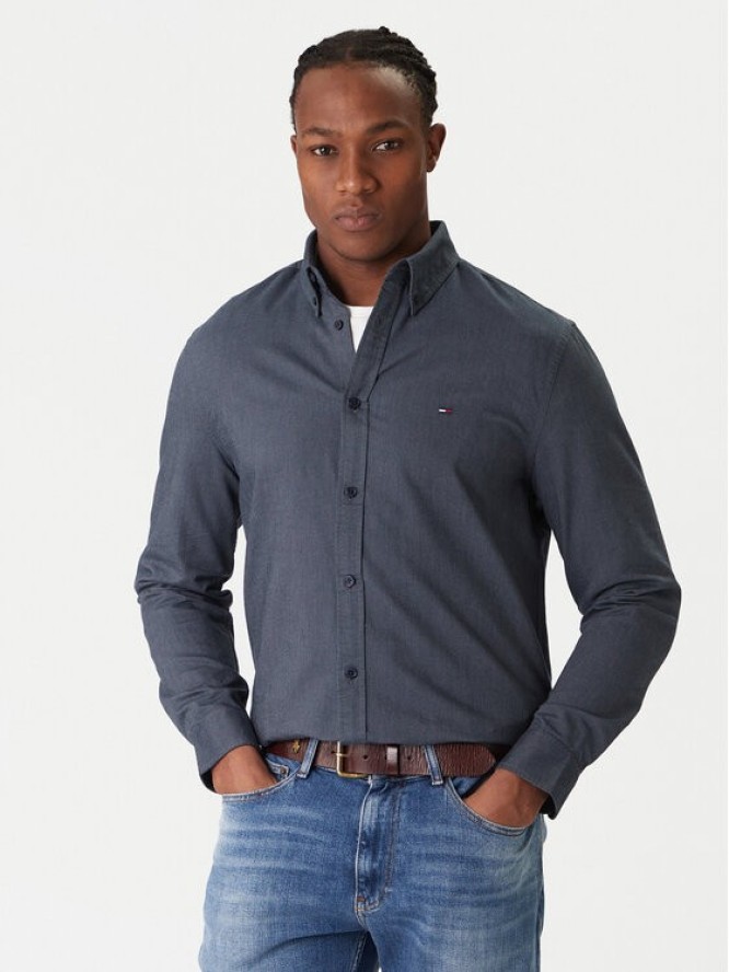 Tommy Jeans Koszula DM0DM22836 Granatowy Regular Fit