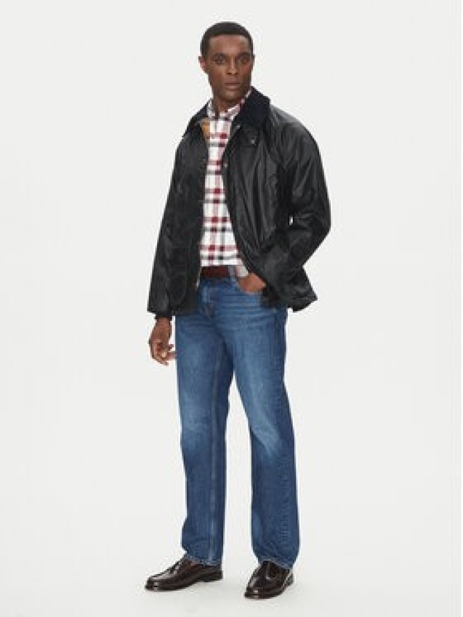 Barbour Kurtka przejściowa Bedale MWX0018NY91 Granatowy Relaxed Fit