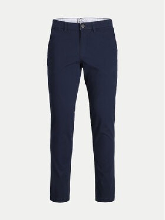 Jack & Jones Chinosy Marco 12174309 Granatowy Slim Fit