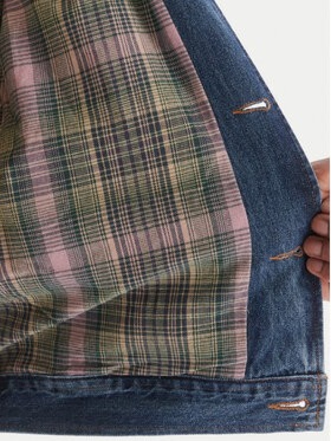 Quiksilver Kurtka jeansowa All Ride Denim Jkt EQYJK04177 Niebieski Regular Fit