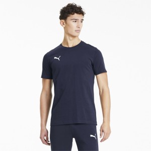 Niebieski T-Shirt Puma Teamgoal 23 Casuals Tee Dorosłych