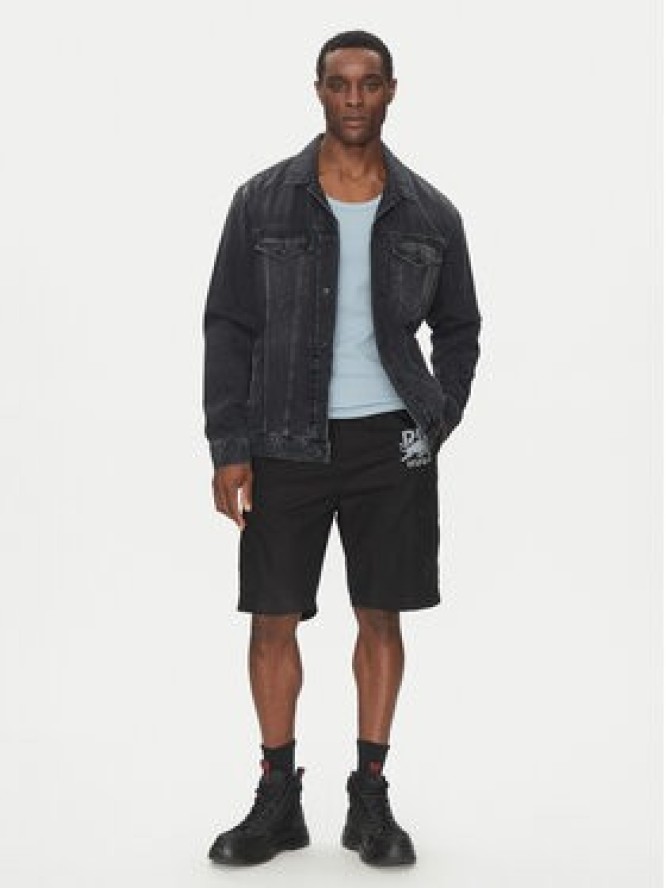 HUGO Szorty sportowe Garlio 50542795 Czarny Regular Fit