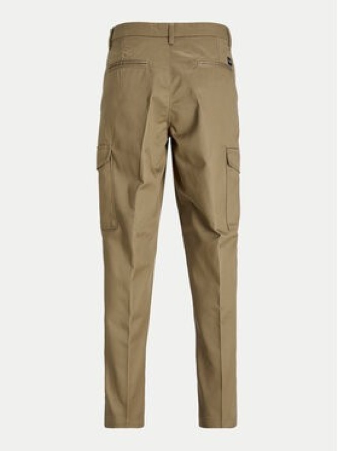 Jack & Jones Spodnie materiałowe Bill 12247358 Brązowy Tapered Fit