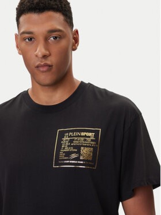 Plein Sport T-Shirt FAEC MTK8362 STE001N Czarny Loose Fit