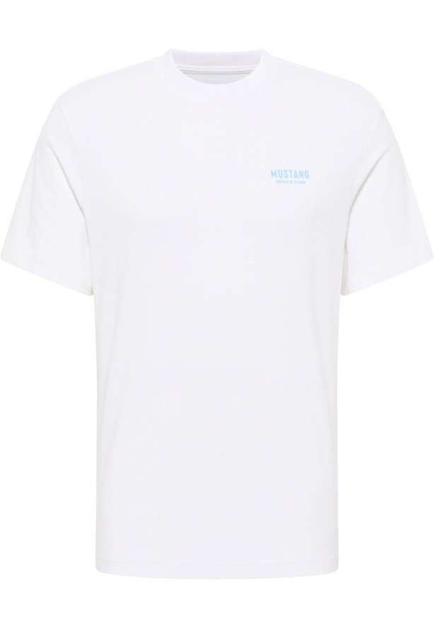 MĘSKA KOSZULKA MUSTANG T-shirt Alvarado Bright White 1015063 2007