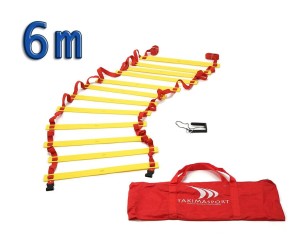 Drabinka gimnastyczna do ćwiczeń koordynacyjna Yakimasport 6m + torba