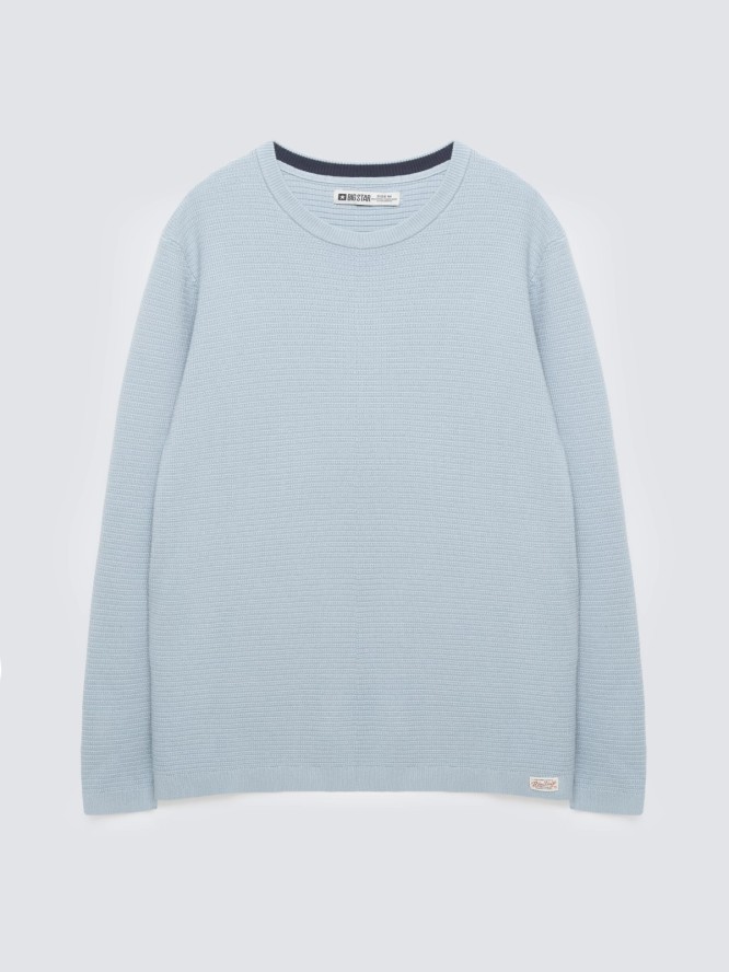 Sweter męski bawełniany błękitny Neilon 400