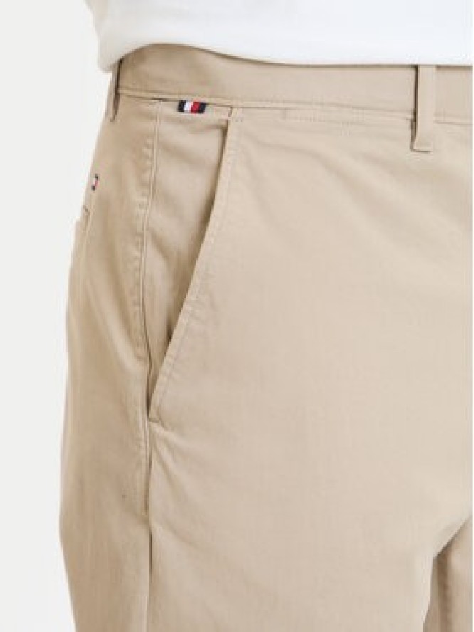 Tommy Hilfiger Chinosy Denton Essential MW0MW40262 Beżowy Straight Fit