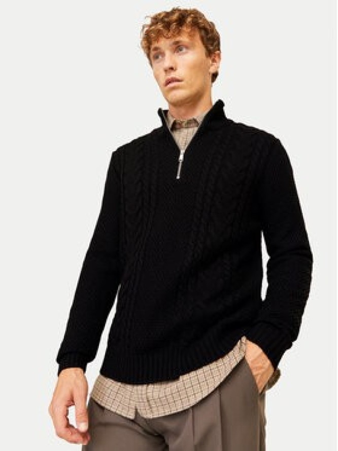 Jack & Jones Sweter Craig 12260826 Czarny Regular Fit