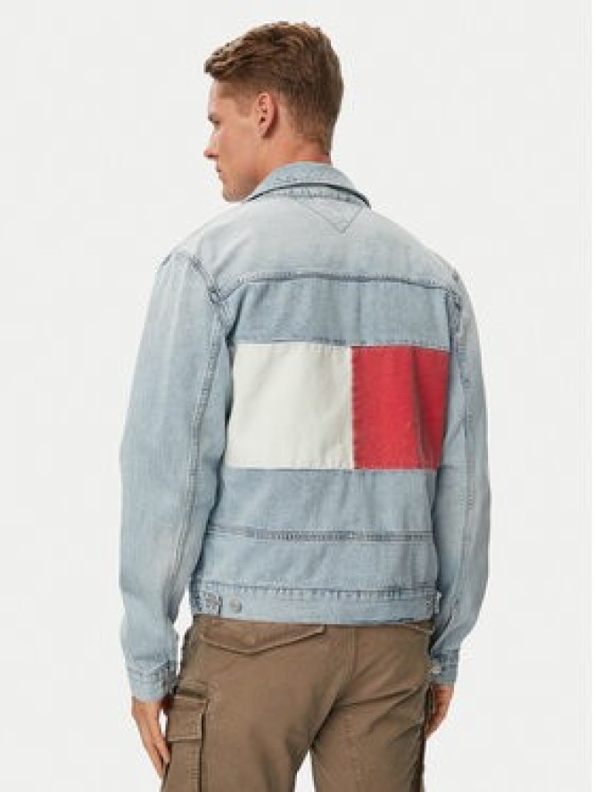 Tommy Jeans Kurtka jeansowa Ryan Jacket Rwb Cj6013 DM0DM23657 Niebieski jasny Regular Fit