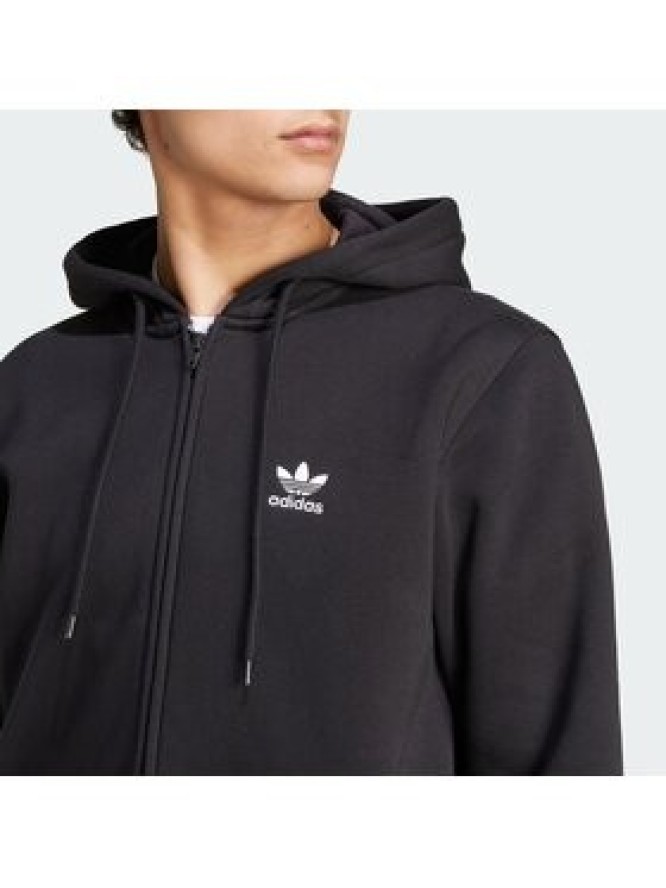 adidas Bluza Trefoil Essentials IW5791 Czarny Regular Fit
