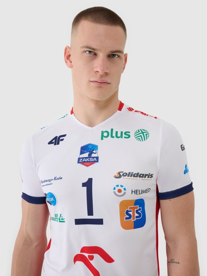 4F Koszulka meczowa replika domowa z sezonu 2024/25 męska 4F x Zaksa Kędzierzyn Koźle - Kurek - multikolor 3XL