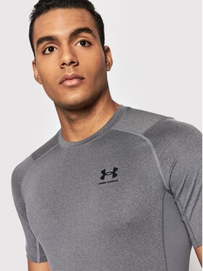 Under Armour Koszulka techniczna HeatGear® 1361518 Szary Slim Fit