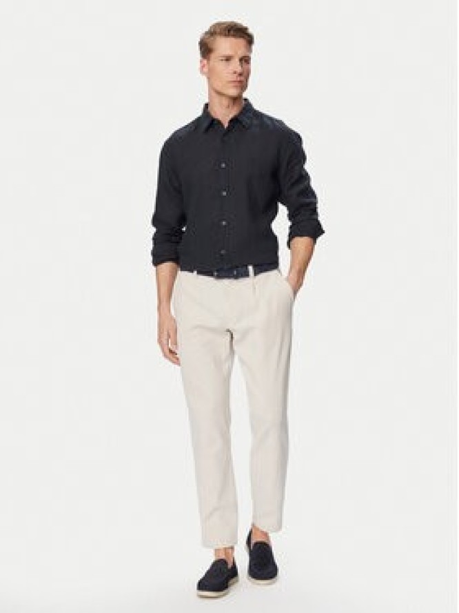 BOSS Chinosy 50559158 Beżowy jasny Tapered Fit