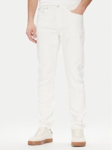 Calvin Klein Jeans Jeansy J30J327541 Biały Slim Fit