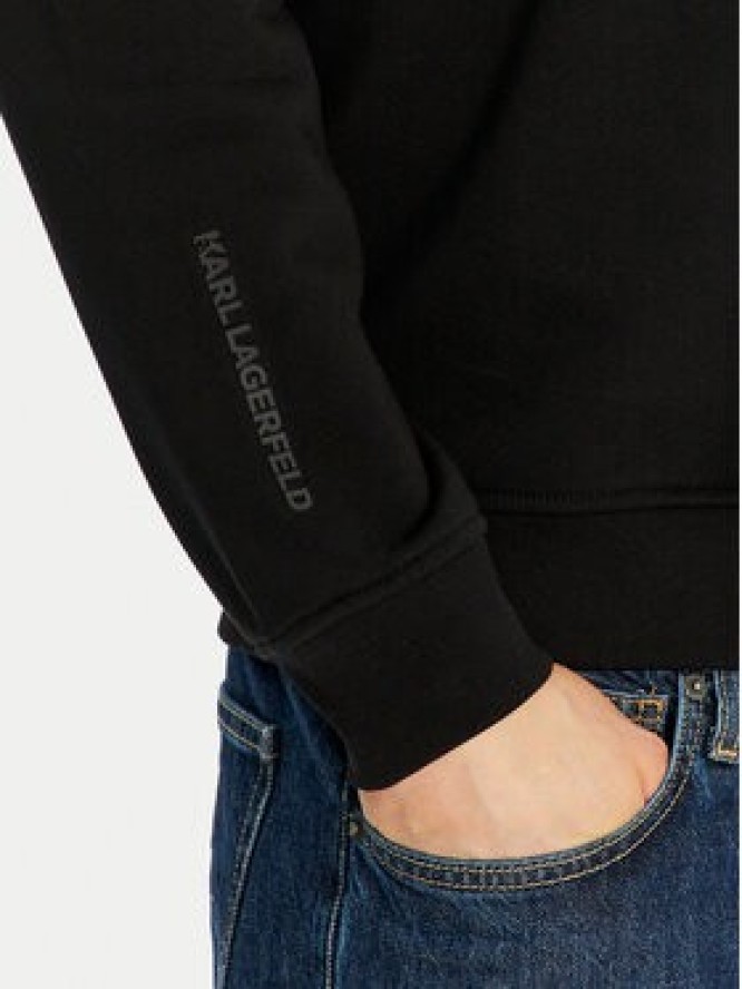 KARL LAGERFELD Bluza 705710 500900 Czarny Regular Fit