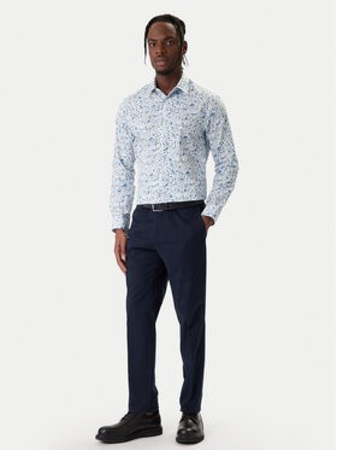 Jack & Jones Koszula Blabarnes 12273876 Błękitny Regular Fit
