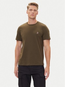 Parajumpers T-Shirt Patch 25WMPMTSEY29 Khaki Regular Fit