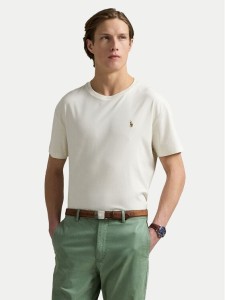 Polo Ralph Lauren T-Shirt 710740727094 Écru Custom Slim Fit