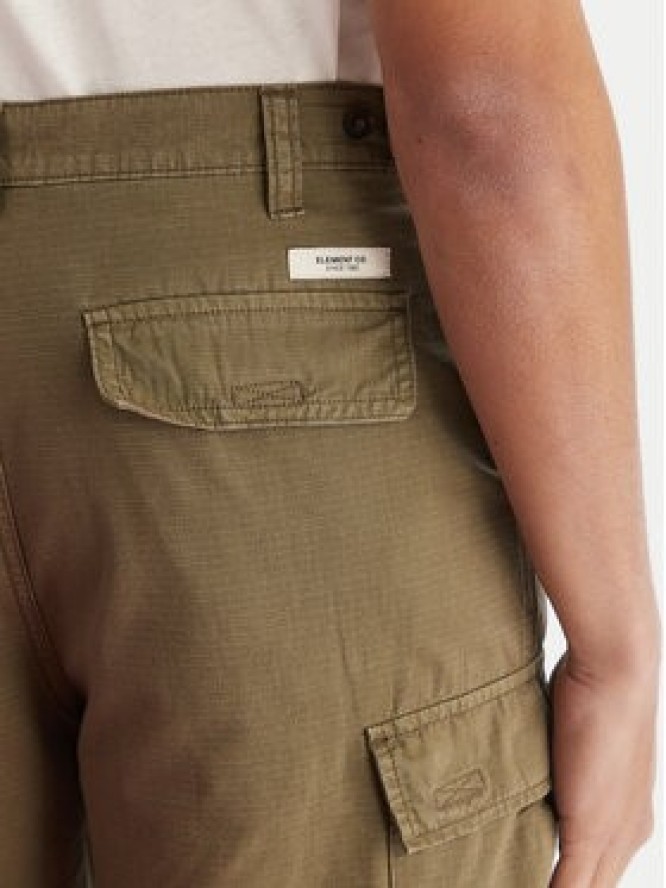 Element Spodnie cargo Relax Cargo ELYNP00203 Khaki Relaxed Fit