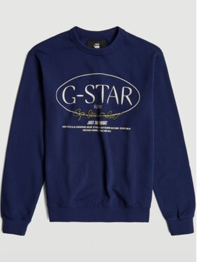 G-Star Raw Bluza Circle D25100-D257 Niebieski Regular Fit