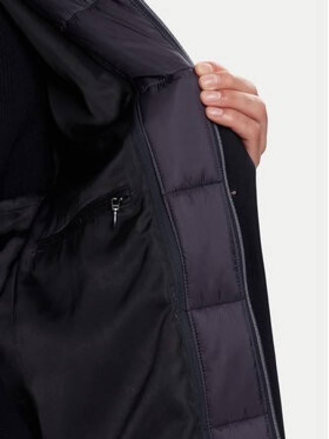 Bugatti Płaszcz wełniany 821628-84221 D Granatowy Regular Fit