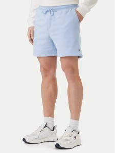 Tommy Jeans Szorty materiałowe DM0DM21931 Niebieski Regular Fit