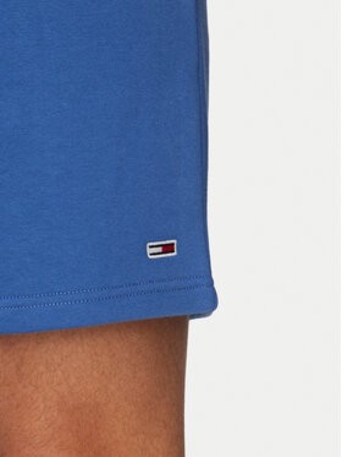 Tommy Jeans Szorty sportowe Flag Beach DM0DM21931 Niebieski Regular Fit