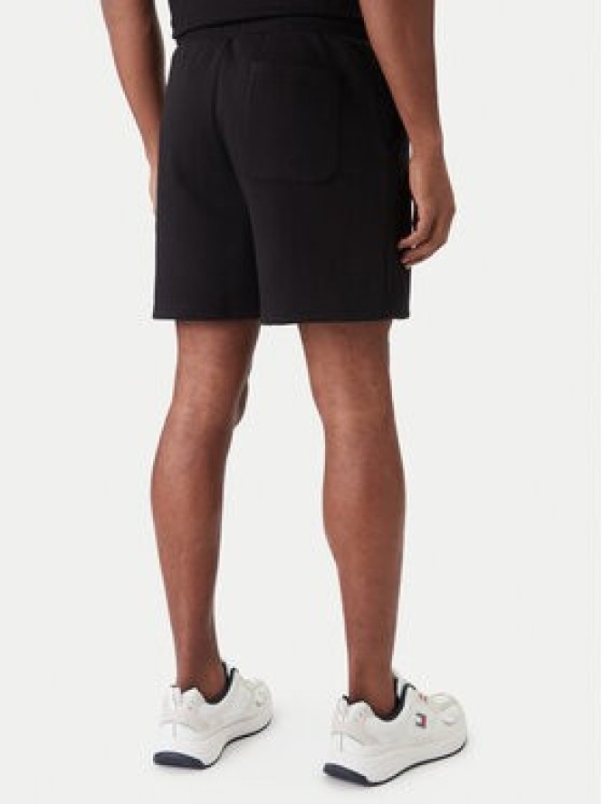 Tommy Jeans Szorty sportowe Flag Beach DM0DM21931 Czarny Regular Fit
