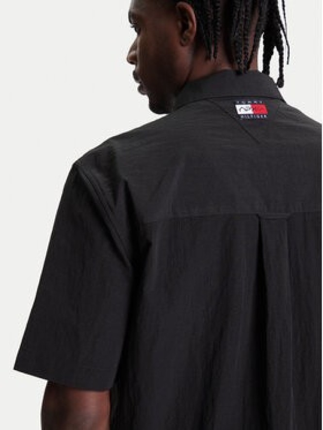 Tommy Hilfiger Koszula F1 Movie Racing MW0MW41376 Czarny Regular Fit