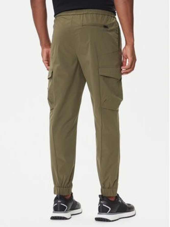 BOSS Spodnie materiałowe T_Urbanex-Cargolight 50508339 Zielony Tapered Fit