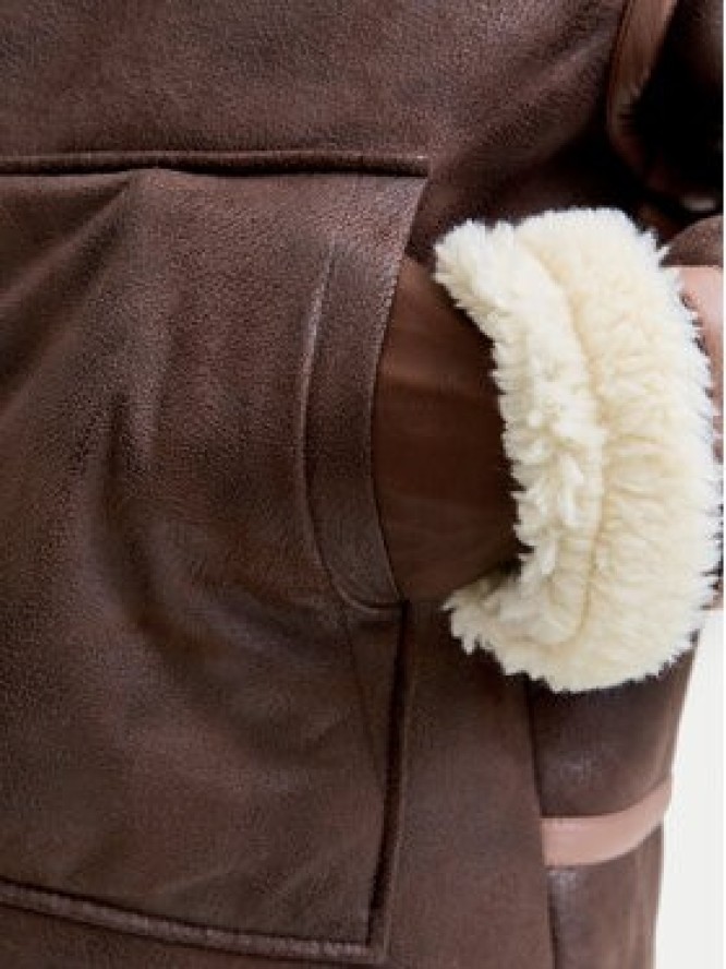 Jack & Jones Kurtka z imitacji skóry Liverpool 12282948 Brązowy Regular Fit