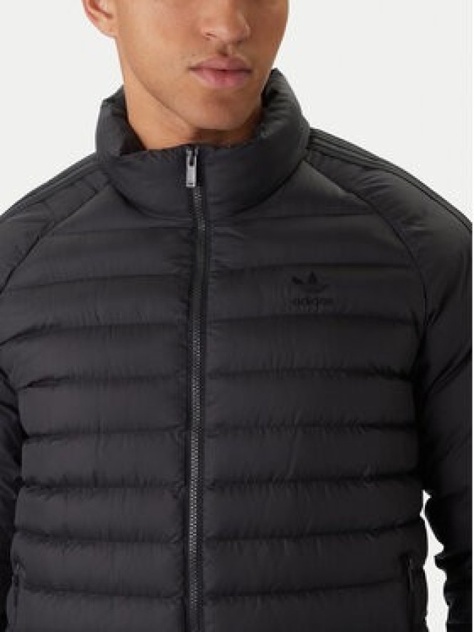 adidas Kurtka przejściowa JW5844 Czarny Slim Fit