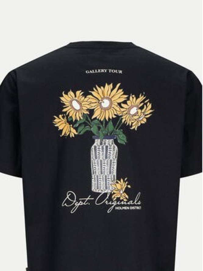 Jack & Jones T-Shirt Islington 12273015 Czarny Loose Fit