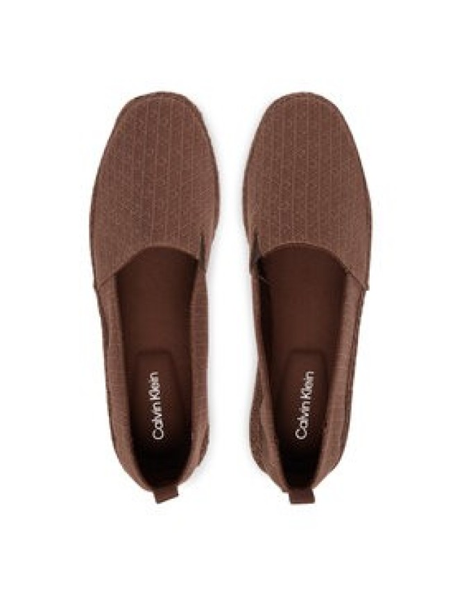 Calvin Klein Espadryle Espadrille Aop Cv HM0HM02231 Brązowy
