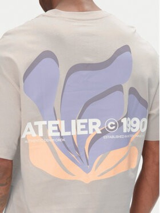 Jack & Jones T-Shirt Ames 12268471 Beżowy Relaxed Fit