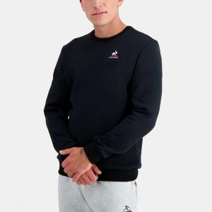 Bluza polarowa LE COQ SPORTIF ESS CREW SWEAT Czarny