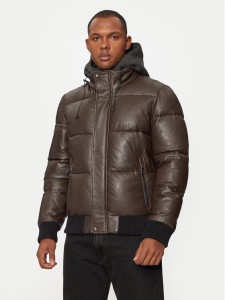 Milestone Kurtka skórzana Wesley 431040 21085 Brązowy Regular Fit